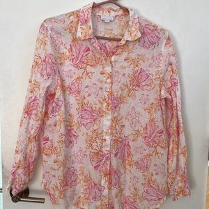 I jill linen button down